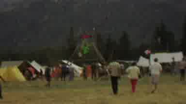 FARRAGUT STATE PARK IDAHO USA-1967: Festival Setup In The Middle Of No Where