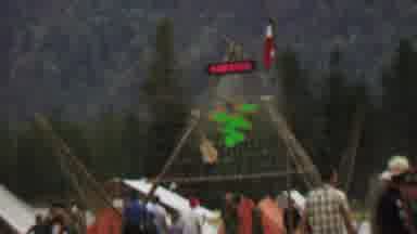 Farragut State Park Idaho USA (1967): Vintage Woodstock Festival With Tents And