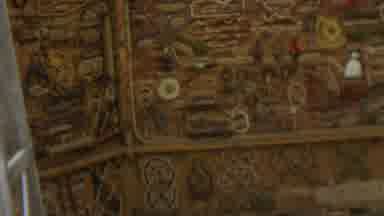 Farragut State Park Idaho USA (1967): Fancy Wallpaper In A Building