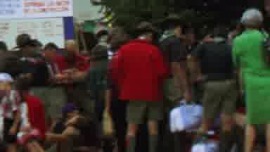 Farragut State Park Idaho USA (1967): Young Scouts And Adults Gather In A Public