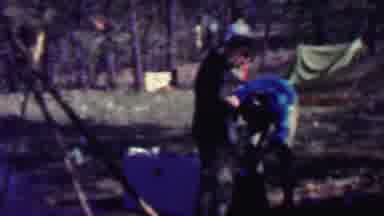Farragut State Park Idaho USA (1967): People Camping