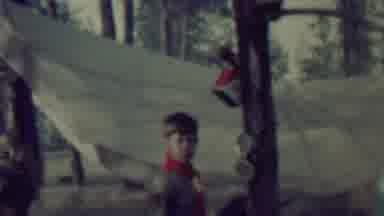 Farragut State Park Idaho USA (1967): Boy Calling For Attention
