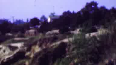 San Diego California USA (1961): Land Trees Rocks Water Sky Building Power Lines