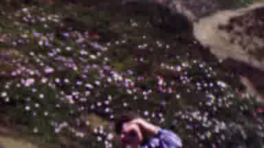 San Diego California USA (1961): Woman Waves Looking At A Beach