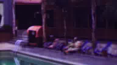 San Diego California USA (1961): Person Relaxing At A Pool