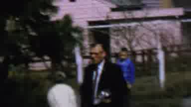 St Louis Missouri USA (1964): Elderly Man Walking Through The Breeze Of The