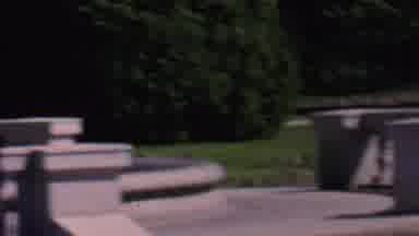 St Paul Minnesota USA (1962): Fountain In Middle Of Lawn While Two Groups Of