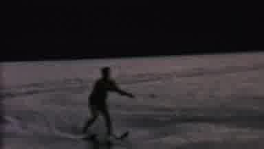 St Paul Minnesota USA (1962): Man Skiing Behind A Boat