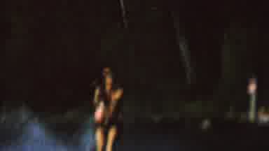 St Paul Minnesota USA (1962): Woman Water Skis On Lake First With A Child, And
