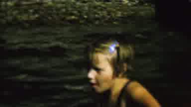 St Paul Minnesota USA (1962): Girl Swimming In The Lake