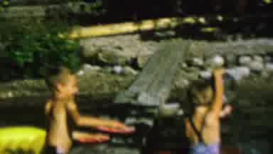 St Paul Minnesota USA (1962): Kids Playing At The Pond Or Lake