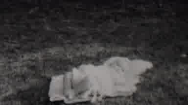 Trenton New Jersey USA (1937): Baby Lays On A Blanket Outside