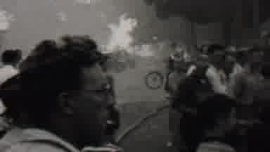 Trenton New Jersey USA (1937): Large Group Huddles To Observe Historical