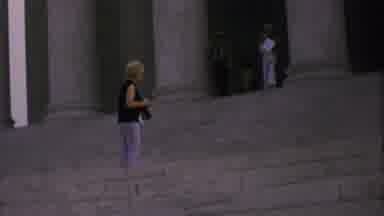 Washington DC USA (1969): Two Women With Cameras At A Historic Landmark Taking