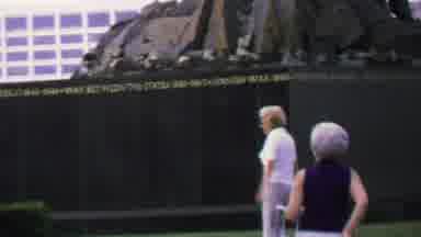 Washington DC USA (1969): Vintage Film Of Older Women Walking In Front Of A