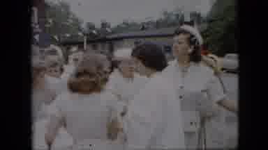 Pennsylvania (1957): People Dressed In Their Church Clothes For A Special Event.