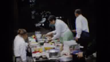 Pennsylvania (1957): Food At A Large, Semi-Formal Attire, Gathering.