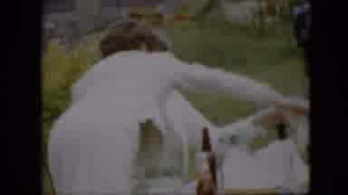 Pennsylvania (1957): 1950'S Ladies In White Preparing Meal Outside