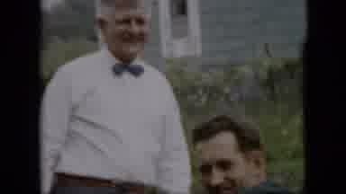 Pennsylvania (1957): Older Men And Women Celebrate Outside As Some Of The Women