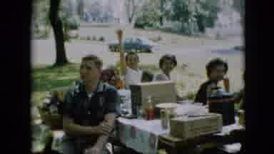Pennsylvania (1957): Picnickers Wave To Person On Porch