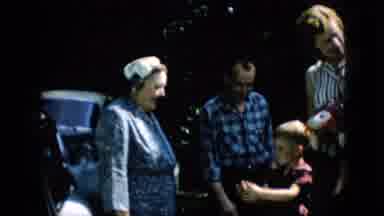 Pennsylvania (1957): Family Group Sharing Time And Greeting With The Kids.