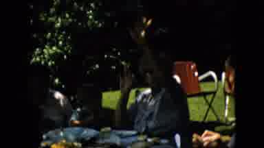 Pennsylvania (1957): Family And Friends Sitting Around A Picnic Table Filled With