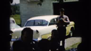 Pennsylvania (1957): People Stand Outside Near 1950'S Cars