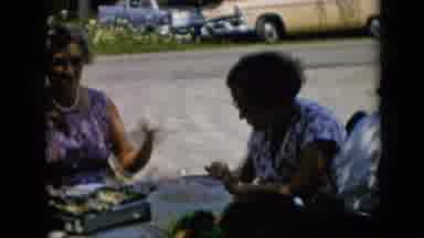 Pennsylvania (1957): People Enjoying A Meal Outside