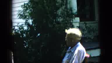 Pennsylvania (1957): Man Sitting Outside On A Windy Day