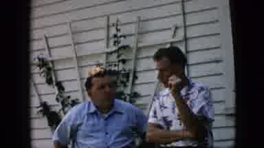 Pennsylvania-1957: Gentlemen Conversing Outside