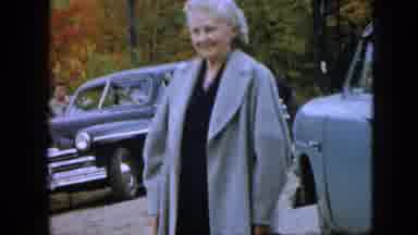 Pennsylvania (1957): A Group Of Older Women Wearing Structured Jackets Stand In A
