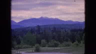 Niagra Falls New York (1964): Beautiful House In The Mountains On A Warm Day