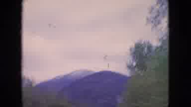 Niagra Falls New York (1964): Hiking Through The Woods Looking Off Into The