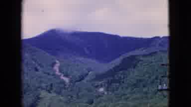 Niagra Falls New York (1964): Landscape With Mountains And A Lot Of Vegetation And