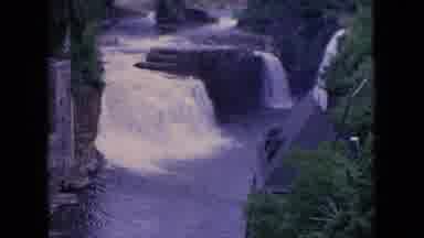 Niagra Falls New York (1964): Water Leaving A Dam Into A River