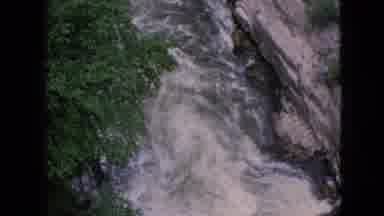 Niagra Falls New York (1964): A Look At A River Going Downstream From The Rock