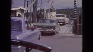 Niagra Falls New York (1964): Cars Being Driven Onto A Ferry
