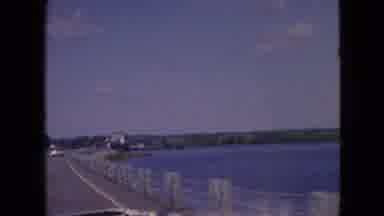 Niagra Falls New York (1964): Driving On The River Bridge And Sight Seeing Trip.