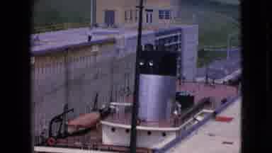 Niagra Falls New York (1964): Business Area With An Open Road And Boat