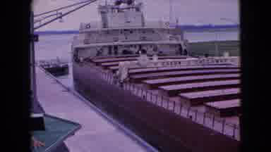 Niagra Falls New York-1964: Tanker Ship Cason J. Callaway Docked And Empty
