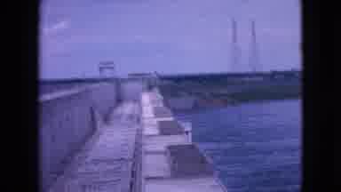 Niagra Falls New York (1964): Water Is Held By A Barrier, Electric Control Panel.