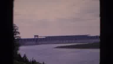 Niagra Falls New York (1964): River Dam In The Dusk
