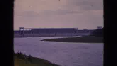 Niagra Falls New York (1964): Large Dam In The Distance