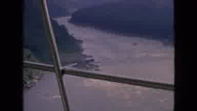Niagra Falls New York (1964): Winding River Valley Surrounded By High River Bluffs