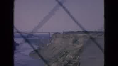 Niagra Falls New York (1964): A View Of Mountain And The Bridge