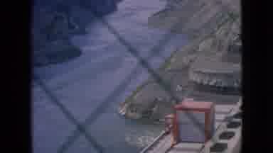 Niagra Falls New York (1964): A Bridge Crosses A River Flowing At The Base Of A
