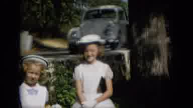 Hawaii (1965): Girls Car Smiling Sunlight Dress Road Trees Nature Woods People