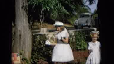 Hawaii (1965): Girl Petting The Dog