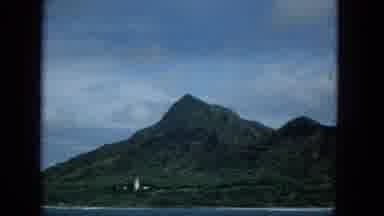 1965:EASTER MOLOKAI WHALES BEACH PARADE ALOHA TOWER. Beautiful View Of A Green