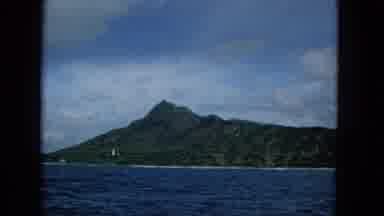 1965:EASTER MOLOKAI WHALES BEACH PARADE ALOHA TOWER. View Of Horizontal Terrain
